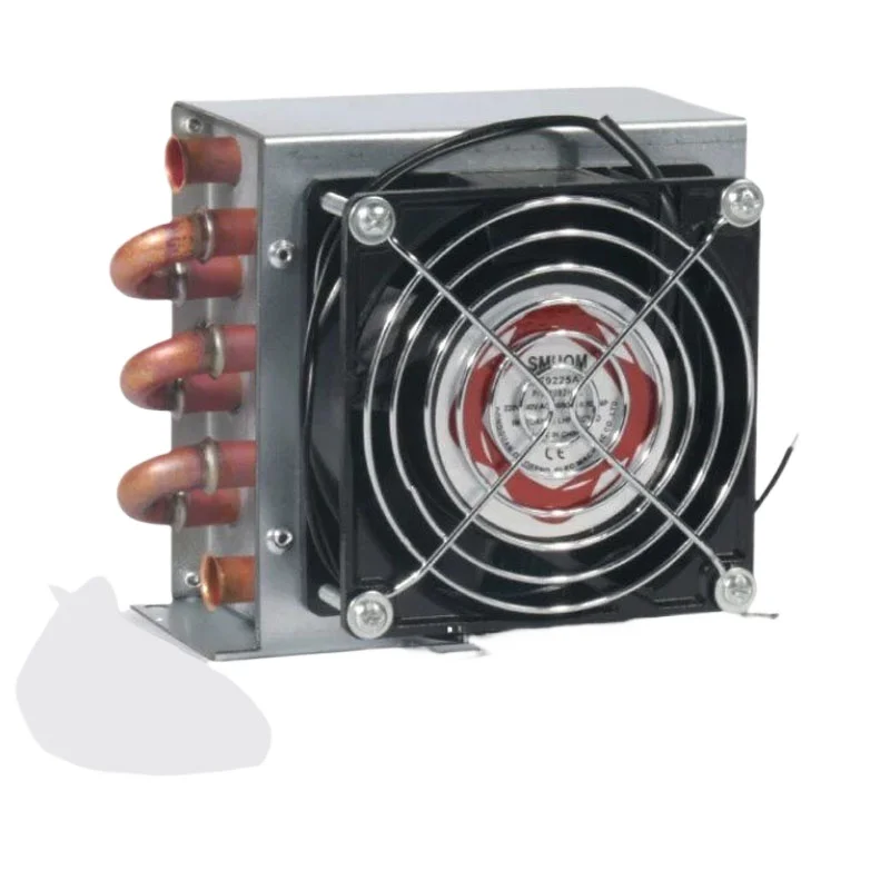 Hydrophilic Fin Condenser Air Cooled Copper Tube Heat Exchanger for Refrigeration Systems