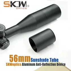 SKWoptics Scope 56 mm Tubo parasol Alcance antirreflectante para rifle, Parasol,