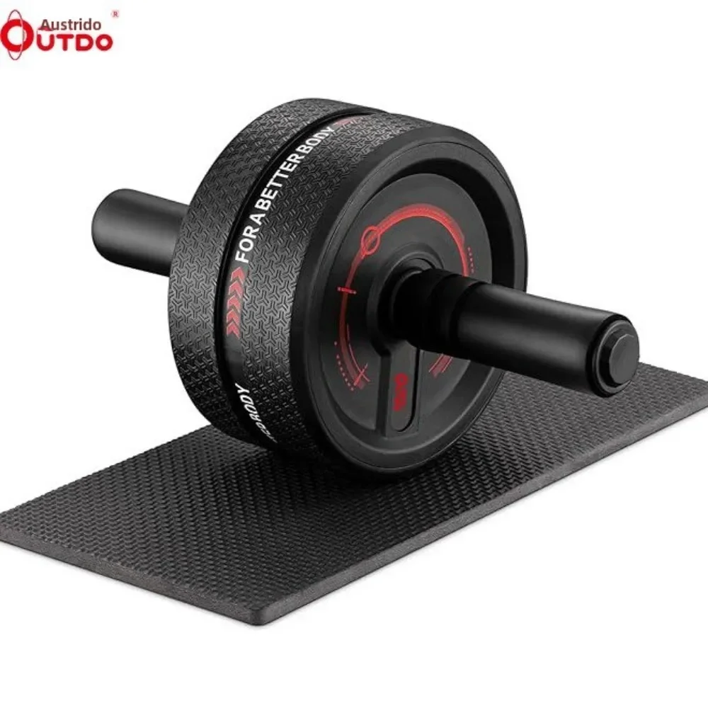 

Модернизированное роликовое колесо Ab. Ролик для тренировки брюшного пресса для мужчин и женщин, колеса для брюшного пресса, расширенные до 3,4 дюйма, резиновый протектор живота