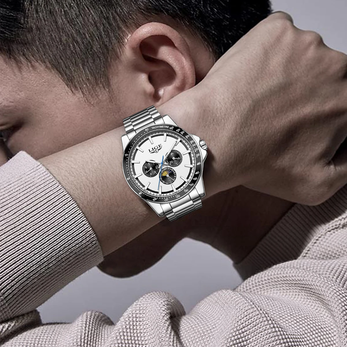 LIGE merk luxe horloges heren - Smartwatch Branded Watches For Men recensie en prijs
