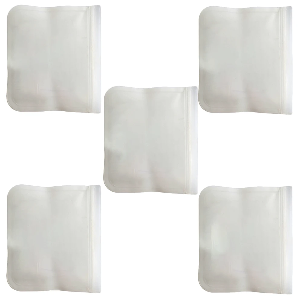 

5 Pcs Storage Bag Food Sealed Sealing for Grocery Bags Self-confessed PEVA Fresh