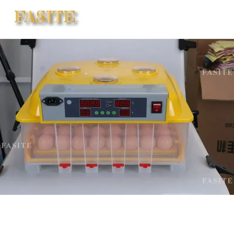 For 48 Eggs Automatic Incubator Household Commercial Chicken Duck Goose Hatching Machine Temperature Control Small Egg Box
