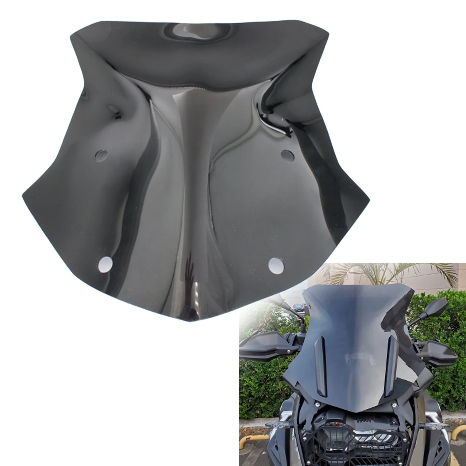 

Windscreen Windshield Wind Deflector Shield Screen Visor Glass For BMW R1200GS ADV LC R1250GS R1200 R 1200 R1250 GS