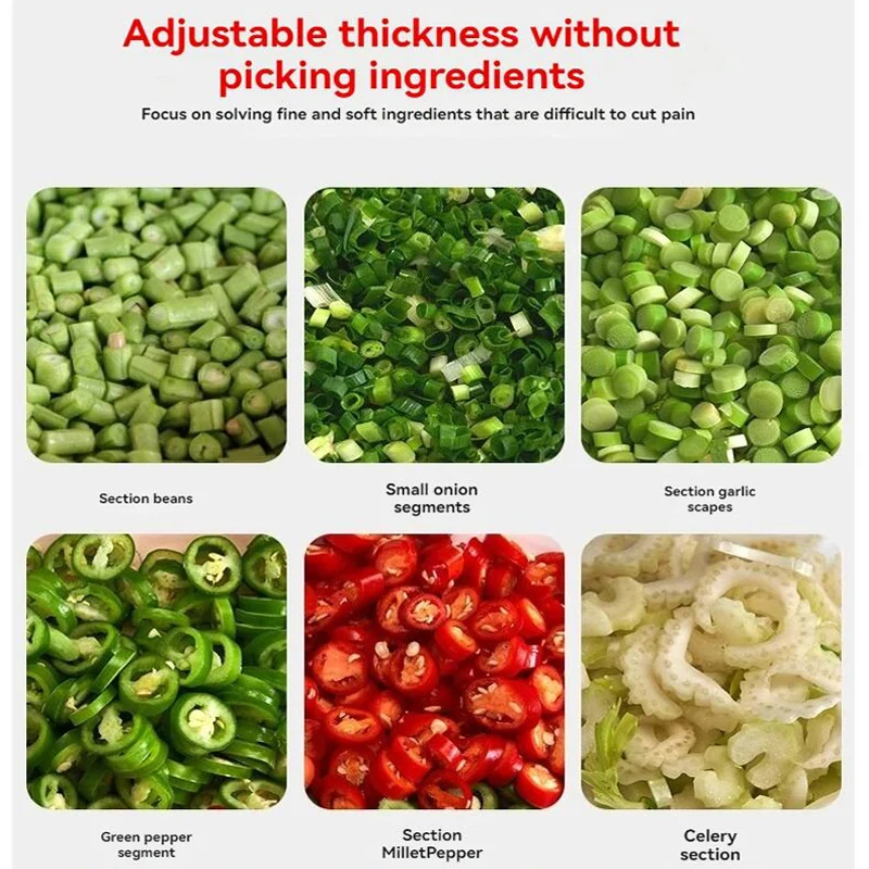 قطاعة خضراوات تجارية من الفولاذ المقاوم للصدأ قطاعة فواكه متعددة الوظائف مع محرك نحاسي نقي معدات مطاعم 200 كجم/ساعة