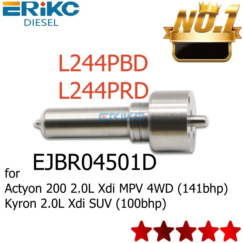 

Original L244PBD Sprayer L244 PBD Diesel Fuel Engine Injector Nozzle for Ssangyong Actyon Kyron 2.0L Injection EJBR04501D