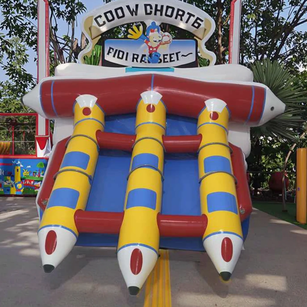 Colorful PVC Inflatable Floating Seesaw for Kids Thick Material Water Park Toy for Fun Water Gamespromote sales