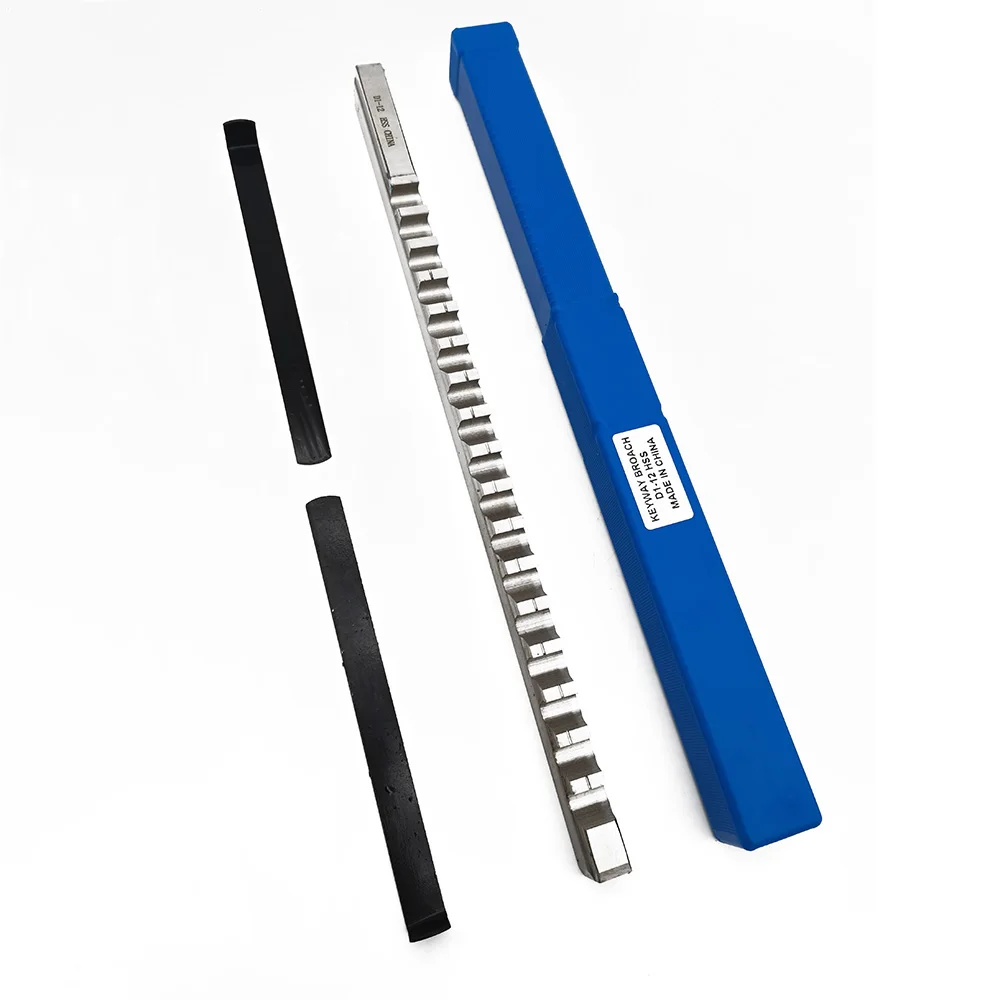 High Velocidade Steel Cnc Cutting Tool Knife Keyway Broach Cutter e Shim d Push tipo Hss 12 mm Pcs Shims