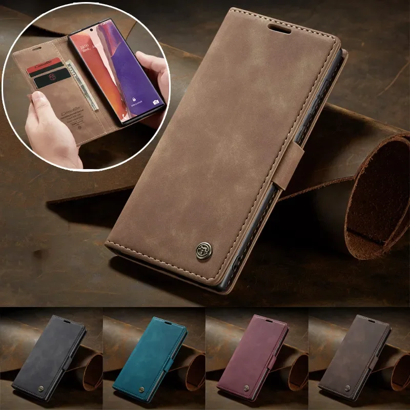 Leather Flip Phone Case for Samsung Galaxy