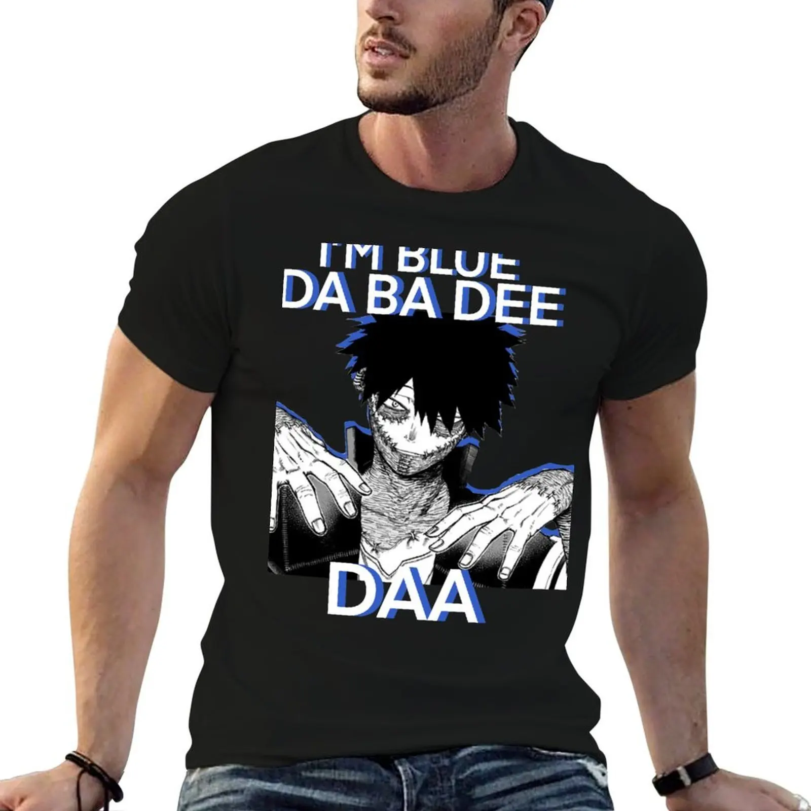 I’m blue da ba dee Dabi daa T-Shirt cotton t shirt pack man t shirts for men casual mens graphic t shirts T-shirt