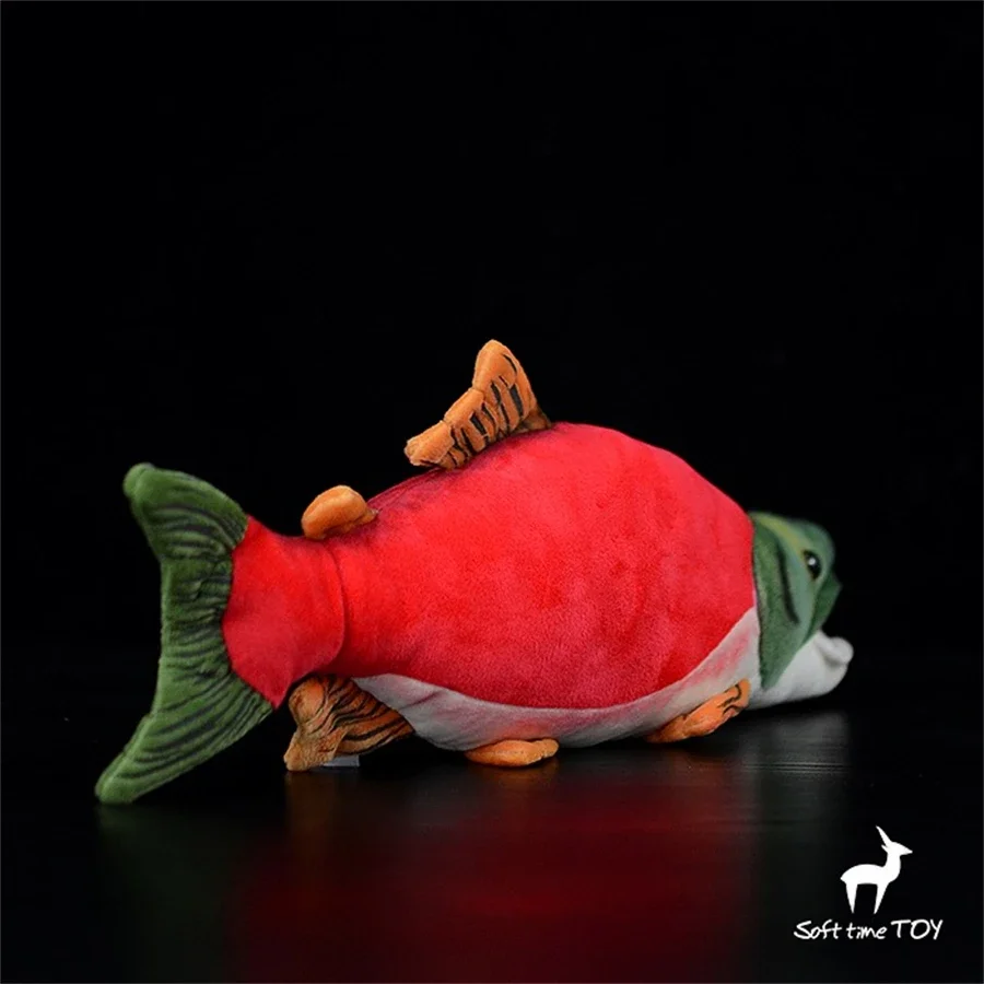 Sockeye Salmon High Fidelity Trout Plushie Kokanee Plush Toys Lifelike Animals Simulation Stuffed Doll Kawai Toy Gifts Kids