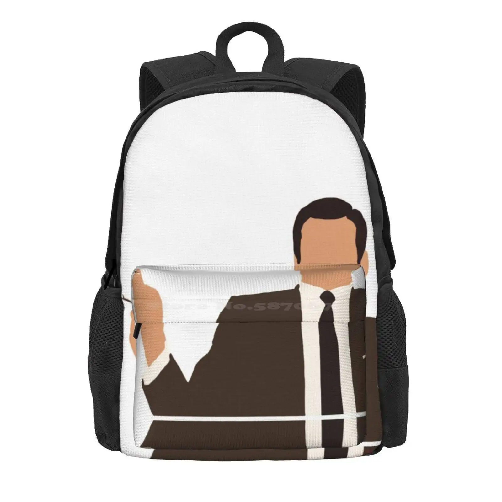 Don Draper Hot Sale Schoolbag Backpack Fashion Bags Don Draper Mad Men Tv Show Watch Cartoon