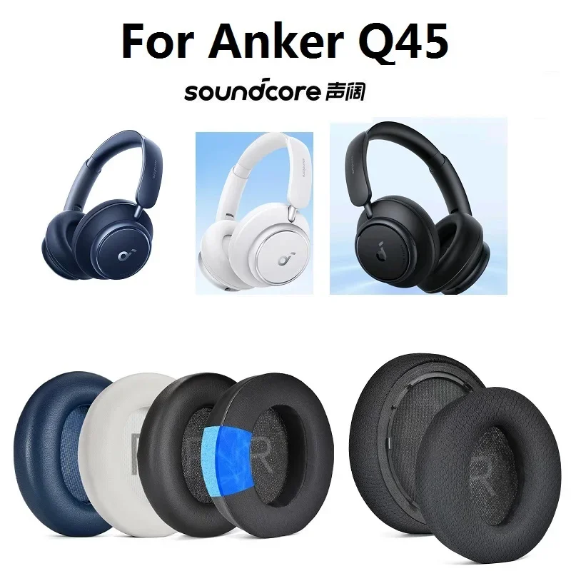 Vervangende Oorkussens Compatibel Met Anker Soundcore Ruimte Q45 Koptelefoon Oorkussen Oordeksels Verbeterde Koelgel Oorkussens