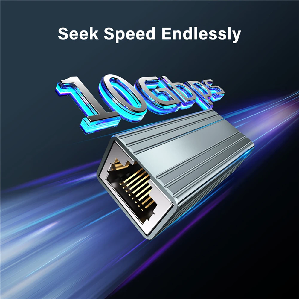 Корпус из алюминиевого сплава 10 Гбит/с, удлинитель Ethernet RJ45 Cat 5 Cat 6 Cat 6a, гигабитная сеть, разъем «мама-мама»