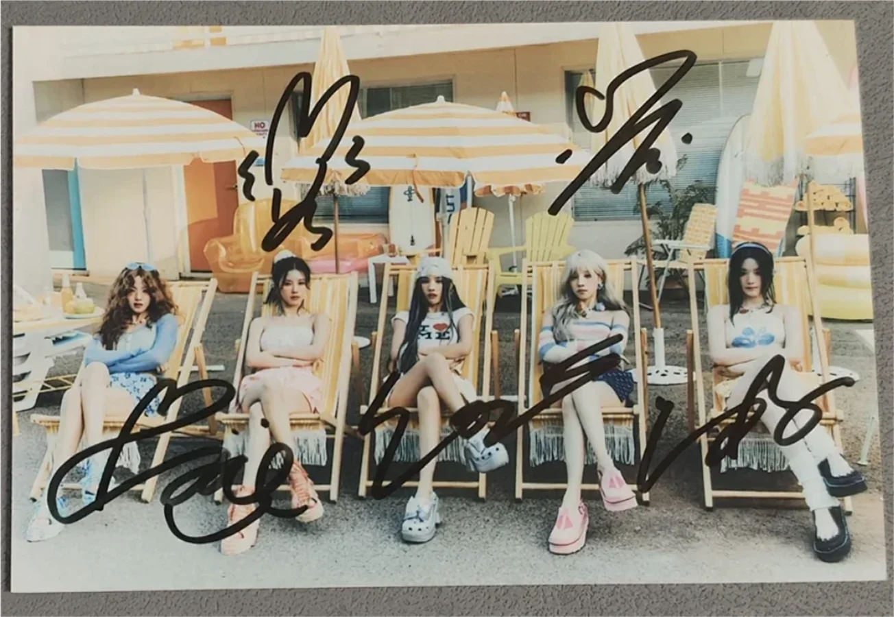 Signed Photo GI (G)I-DLE Mini7 I SWAY Cho Mi Yeon Minnie Jeon Soyeon Song Yuqi Yeh Shuhua Hand Autographe Photocard