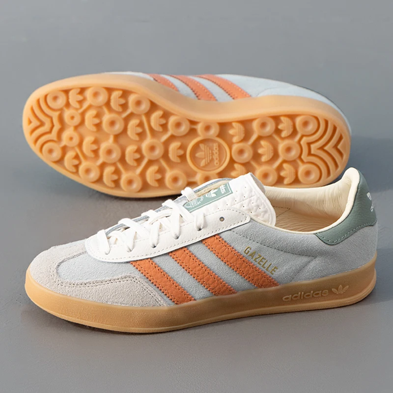 Zapatos Adidas para hombre y mujer, zapatos informales para interiores Trefoil Gazelle, zapatos para ir al trabajo, zapatos deportivos, zapatos de entrenamiento alemanes Jq0011