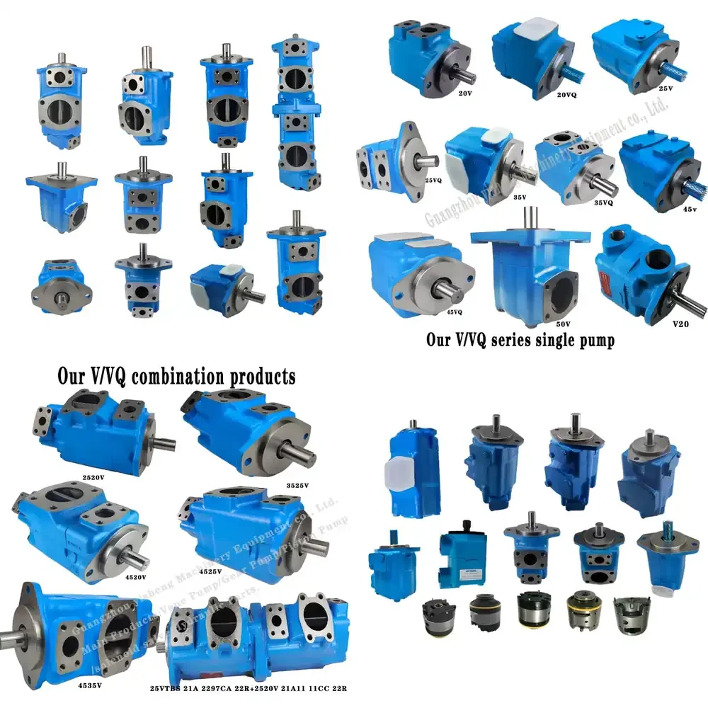 

Гидравлический насос для Vicker 4535VQ 4520VQ 3525VQ 3520VQ 2520VQ V20 20V 20VQ 25VQ 35VQ 45VQ 50VQ Промышленный лопастной насос