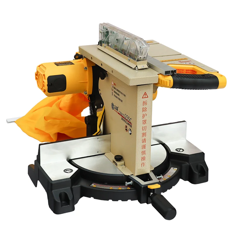 Professional Electric Wood Panel Cutter Portable Hand Compound Miter Saw Machinery Saw Machines Wood Floor Cutting Equipment