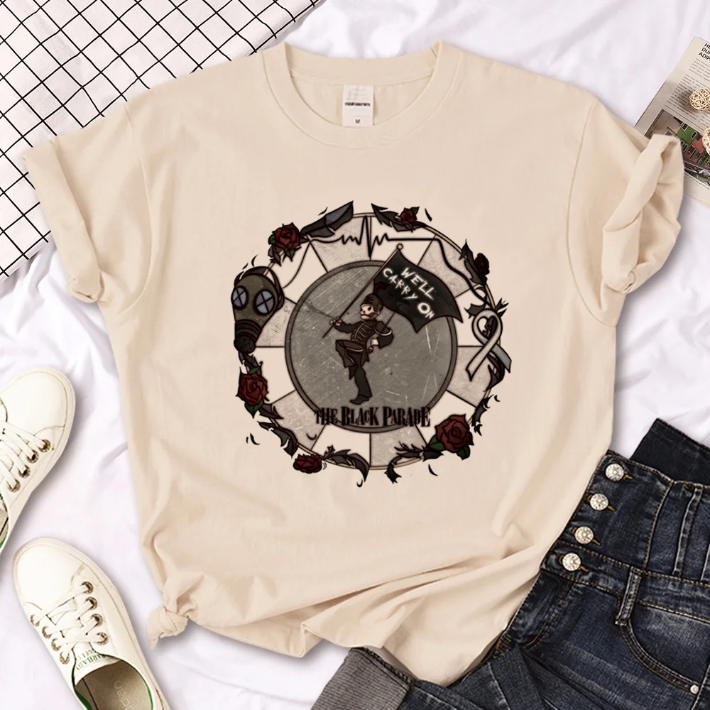 My Chemical Romance t-shirts men Y2K Japanese t-shirts male designer clothes