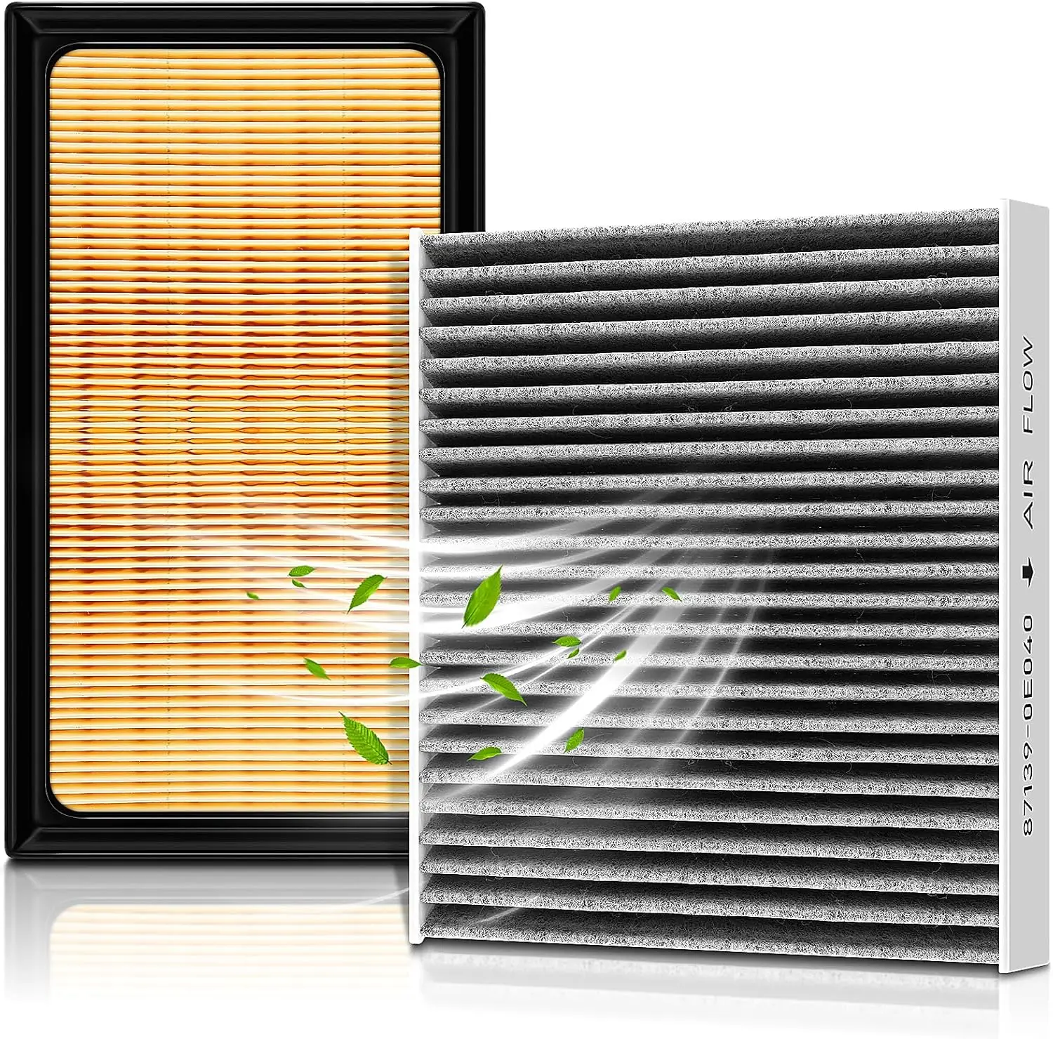 

Set Filter for Lexus ES250 ES300h UX200 Toyota Avalon Camry Corolla Highlander RAV4 Sienna Venza 17801-F0020 87139-0E040