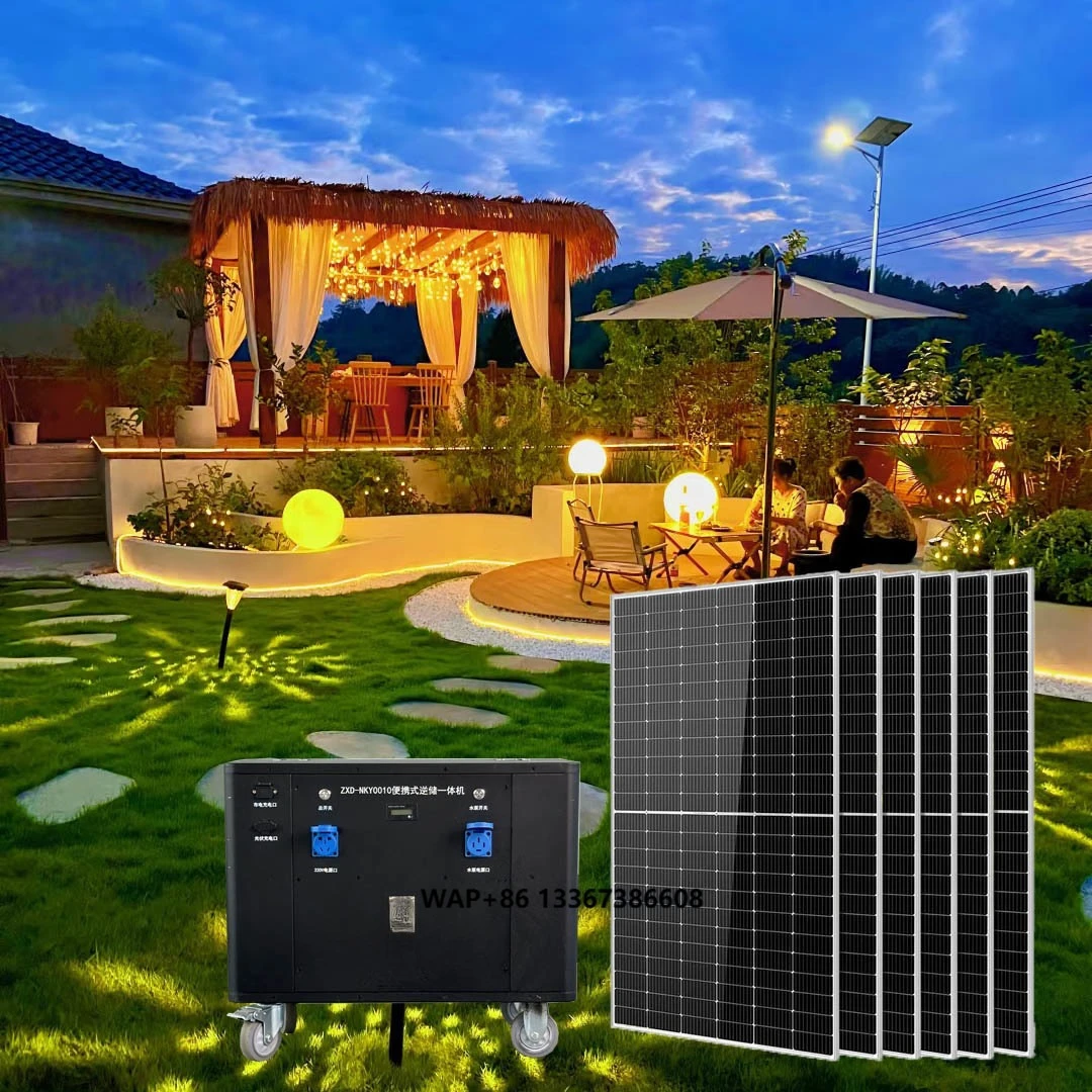 ZXD Hot Sales off Gird Lighting Home Courtyard Lighting Power System Solar Home Off-grid Pv Solar Panel Energy System