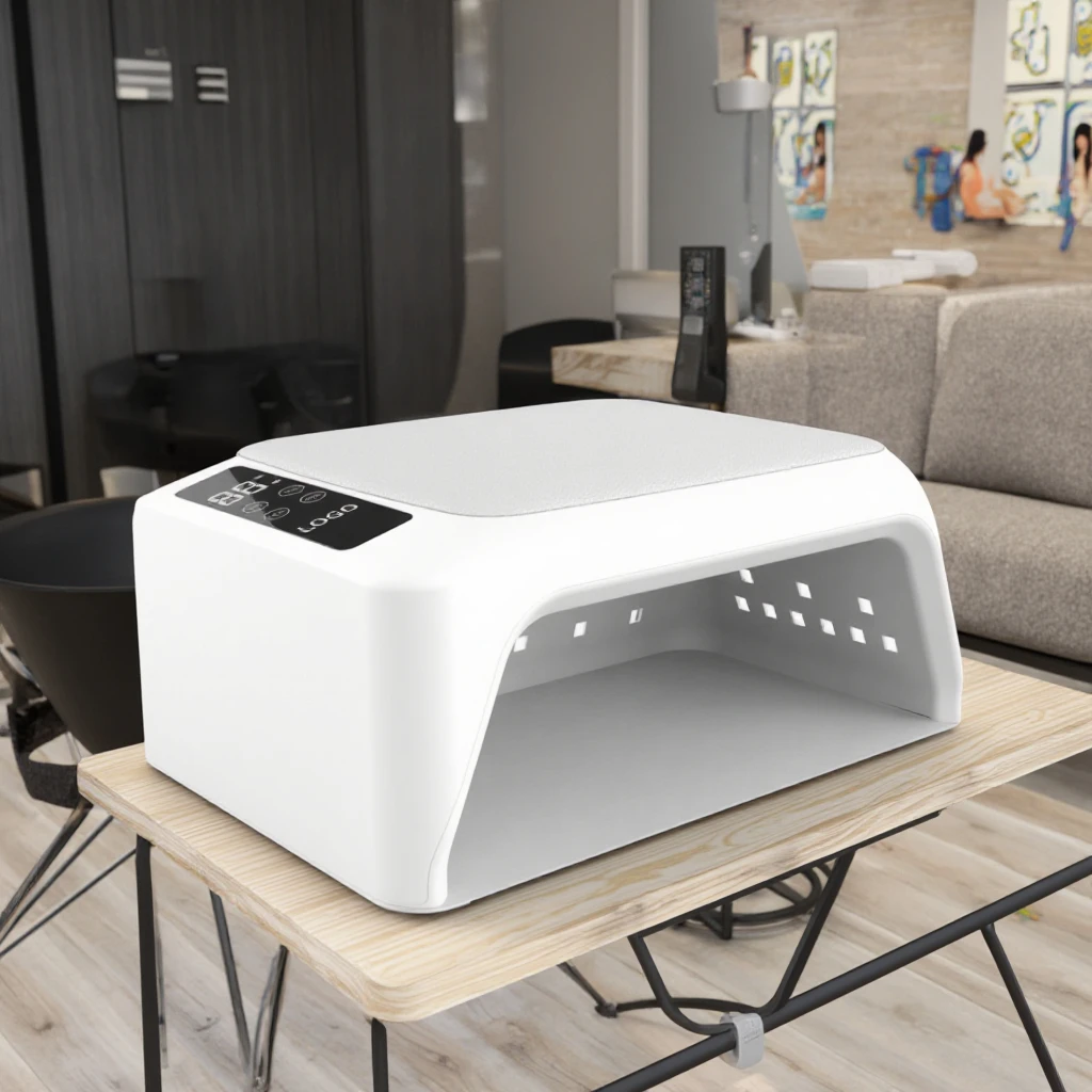 Secador de esmalte de uñas de Gel con lámpara UV recargable portátil profesional de 60 uds con LED y fuente de alimentación eléctrica tipo enchufe de la UE