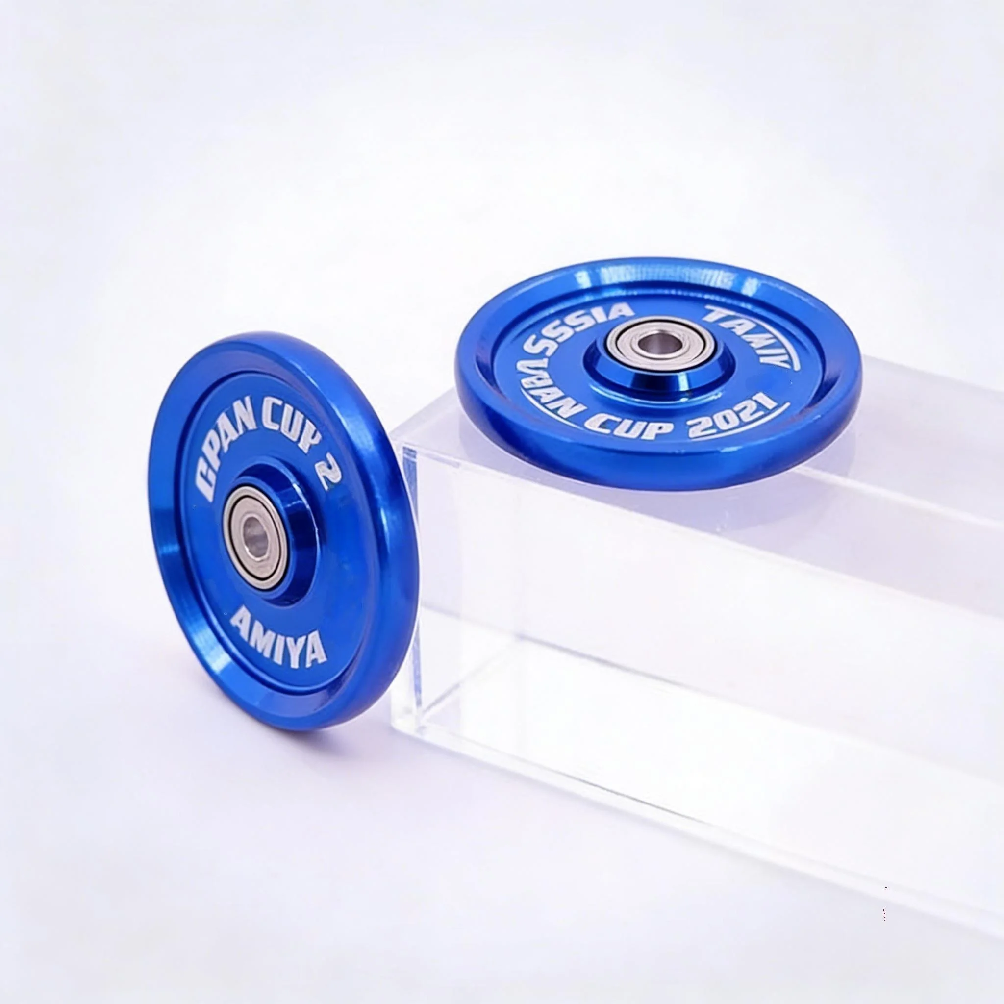 19mm Lettering Guide Rollers for Tamiya 2021 J-CUP Mini 4WD Car Model 95148 | 2pcs Upgrade Parts | Fit 4WD Car Model