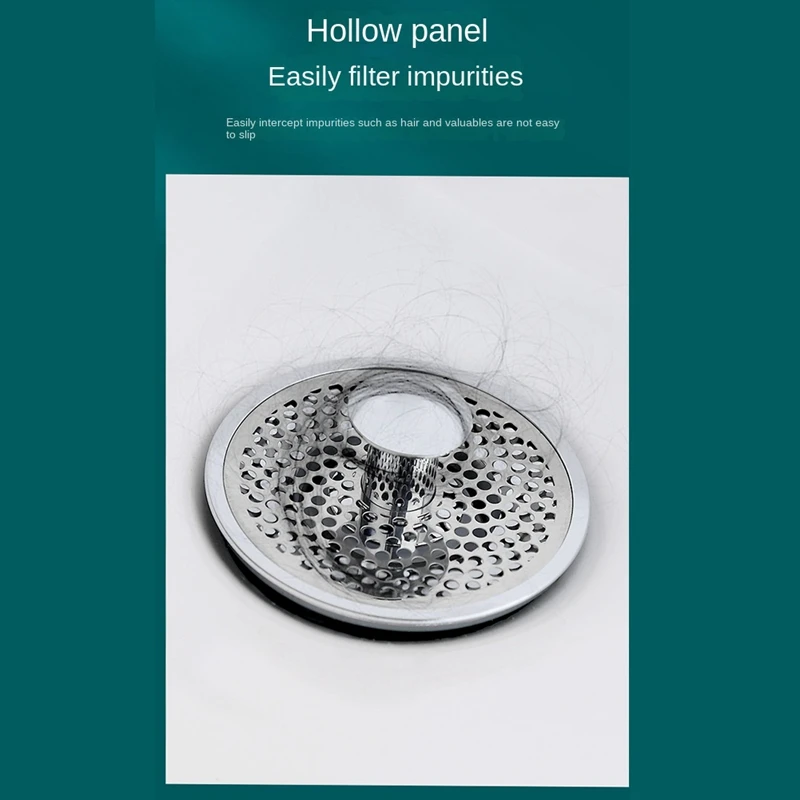 1 PCS Stainless Steel Mesh Sink Filter Kitchen Sewer Anti-Blocking Strainers Floor Drains Hair Catcher Waste Plug Filters