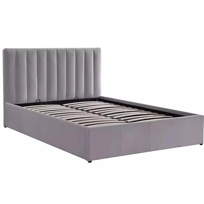 

# Air Jet Luxury Upholstered Wood Velvet Diamond Storage Double Bed