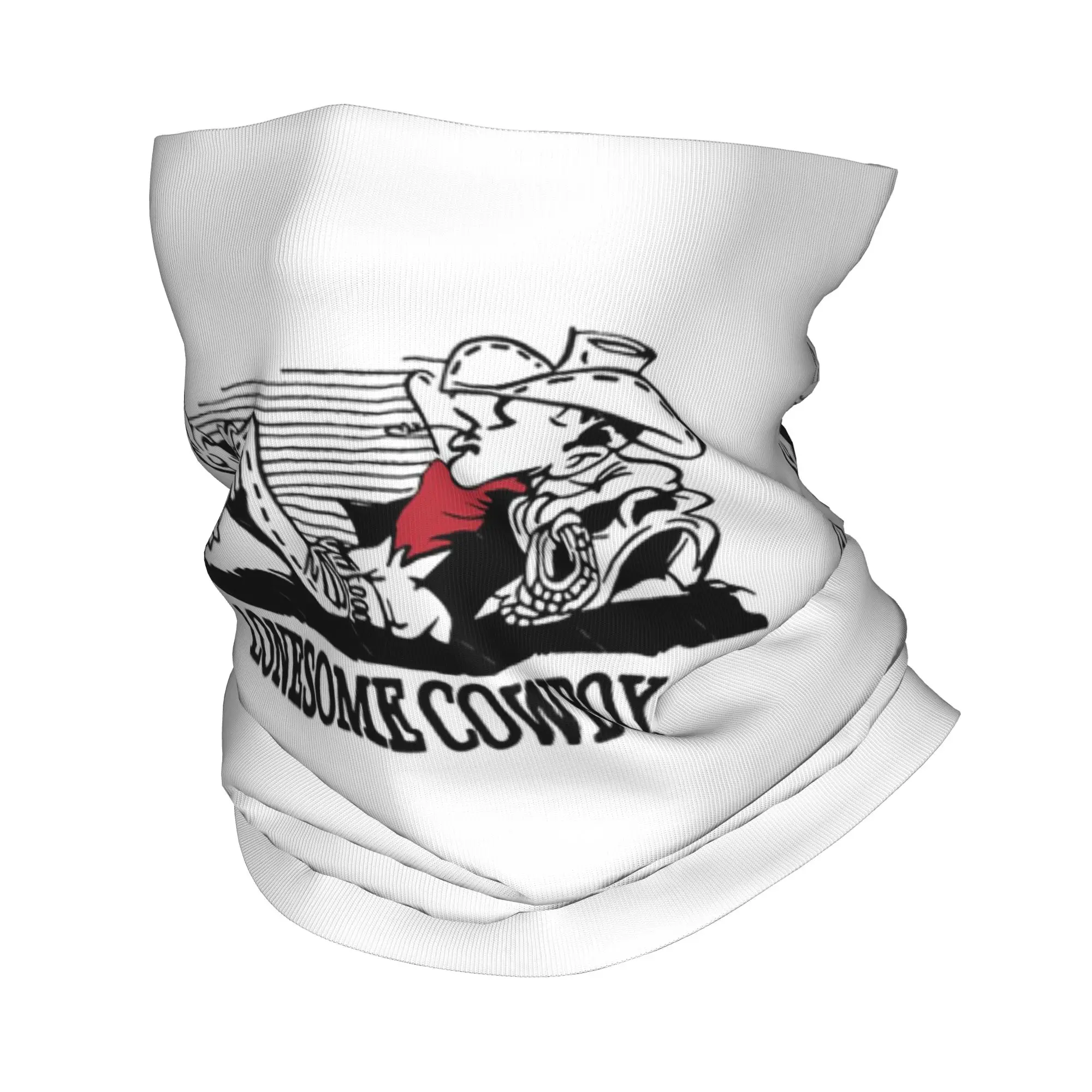 Lucky Luke Cowboy American Full Color Active Bandana Neck Gaiter Printed Mask Scarf Multi-use Headband Cycling For Men Women