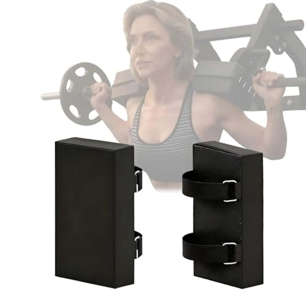 Almofadas Extra para Hack Squat (2 Unidades) – Almofada de Espuma de 4cm de Espessura com Alças Ajustáveis, Alivia a Pressão nos Ombros