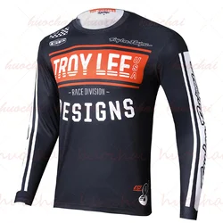 Men's motocross long-sleeved jersey, BMX mountain bike jersey, Mtb Jersey, enduro breathable downhill T-shirt