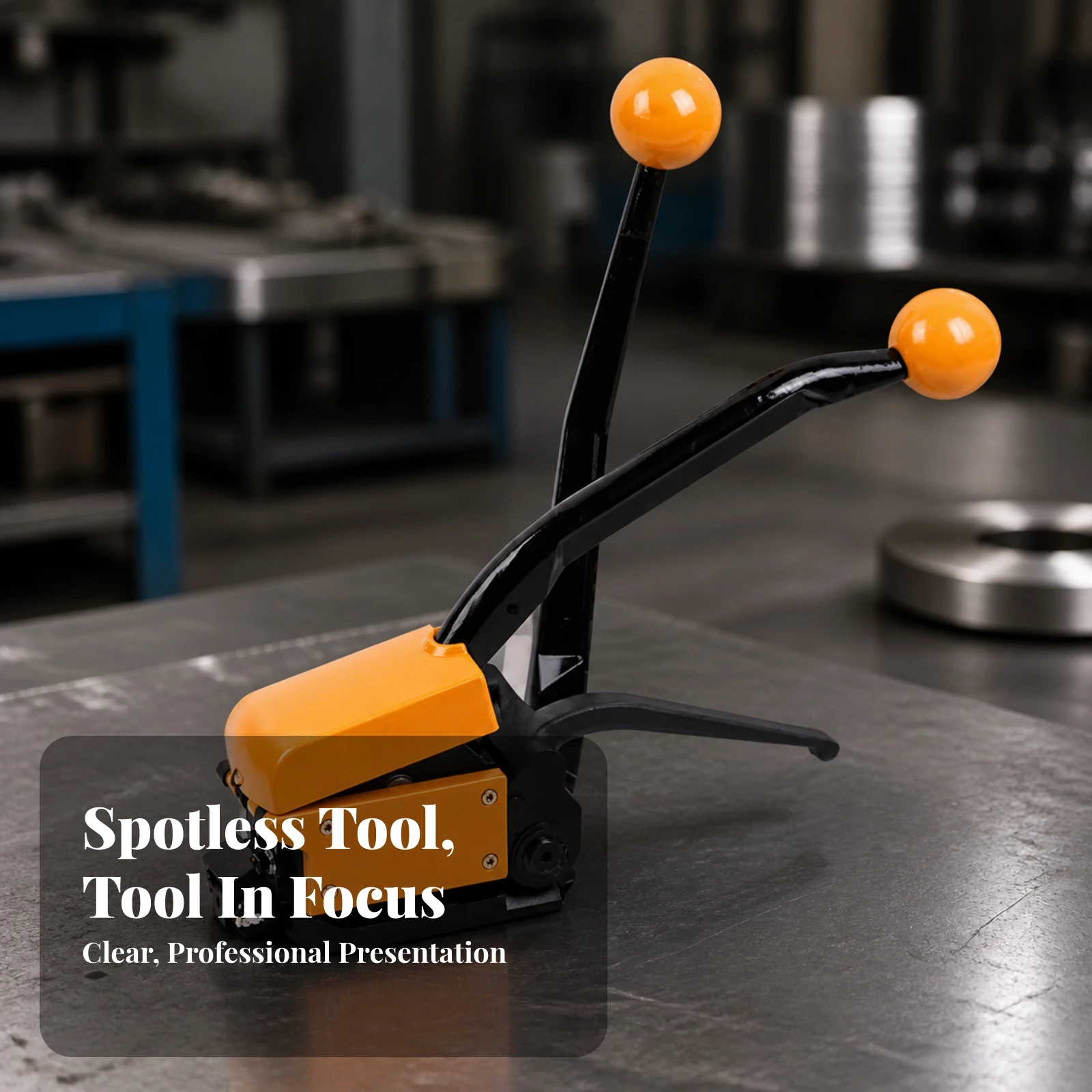 Manual Steel Strapping Tool Heavy-Duty Steel Strap Tensioner Manual Bander Hand-Operated Compact for Packagers view 6