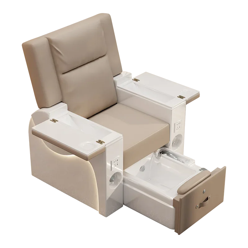 X4 Electric Nail Art Eyelash Tattoo Sofa Foot Bath Integrated Bed Massage Beauty Lounge Multifunctional