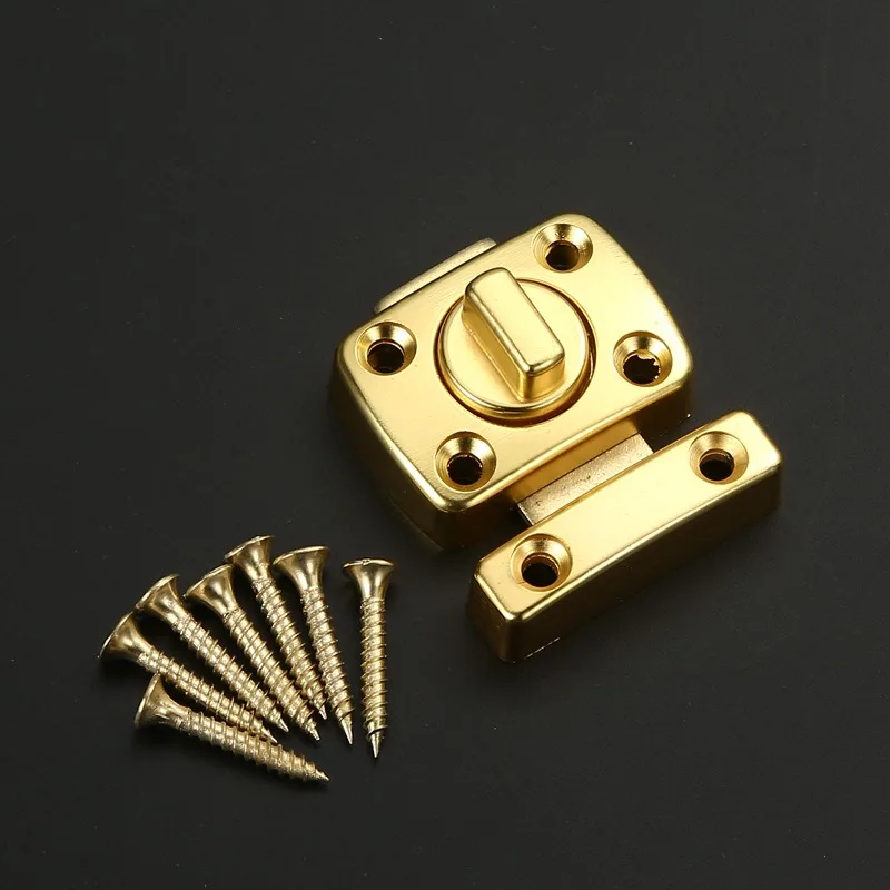 Rotating bolt lock, sliding lock, rotating bucket, bathroom toilet lock