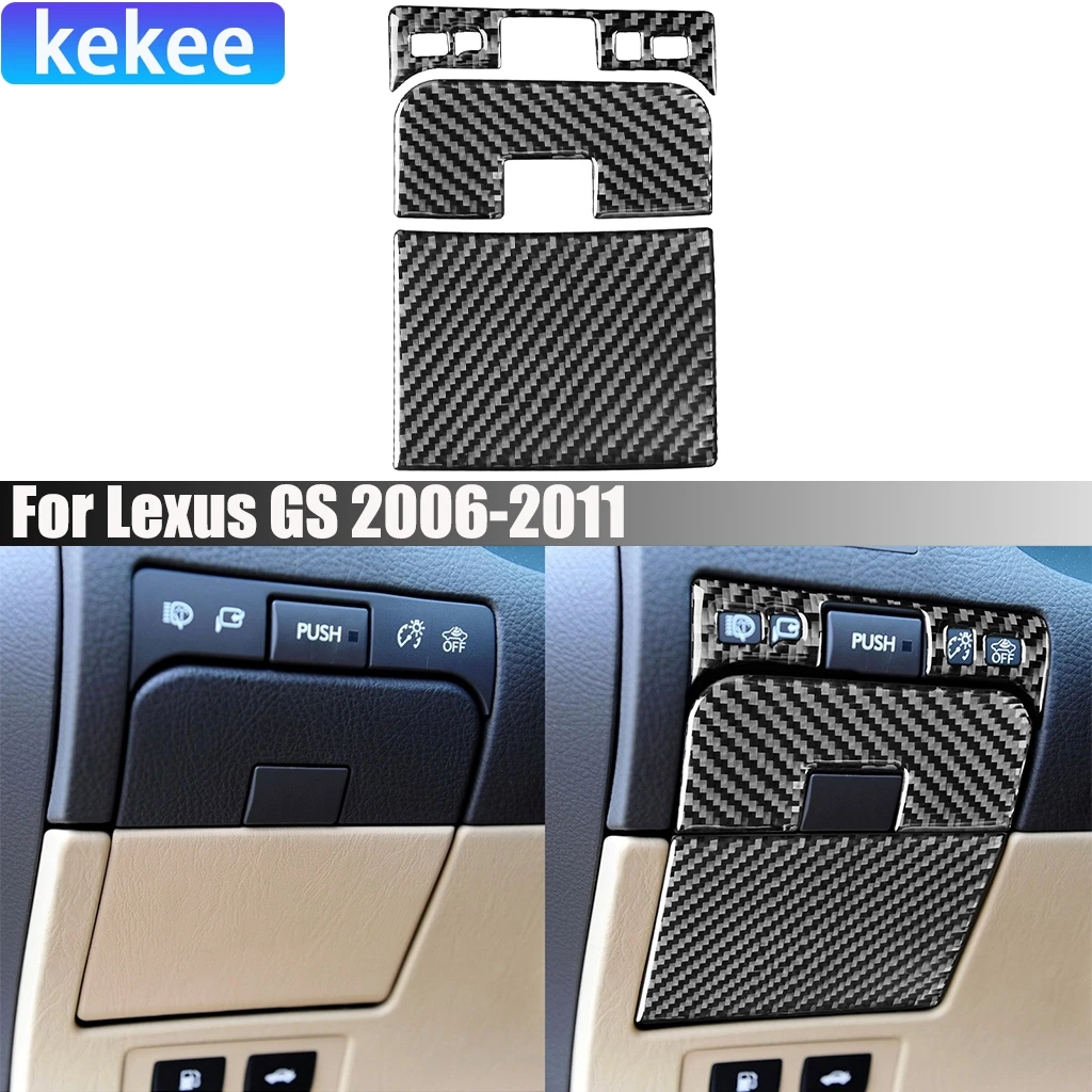 

Автомобильные аксессуары из углеродного волокна, переключатель багажника, декоративная модифицированная внутренняя накладка, наклейка для Lexus GS 2006 2007 2008 2009-2011