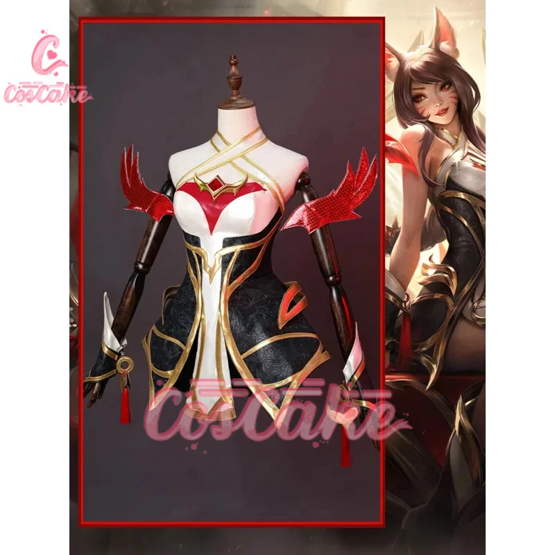 LoL Ahri Hall Of Fame A Legend Of The Temple Women Cosplay Costume Cos Game Anime Party Uniform Hallowen Play Role Clothes