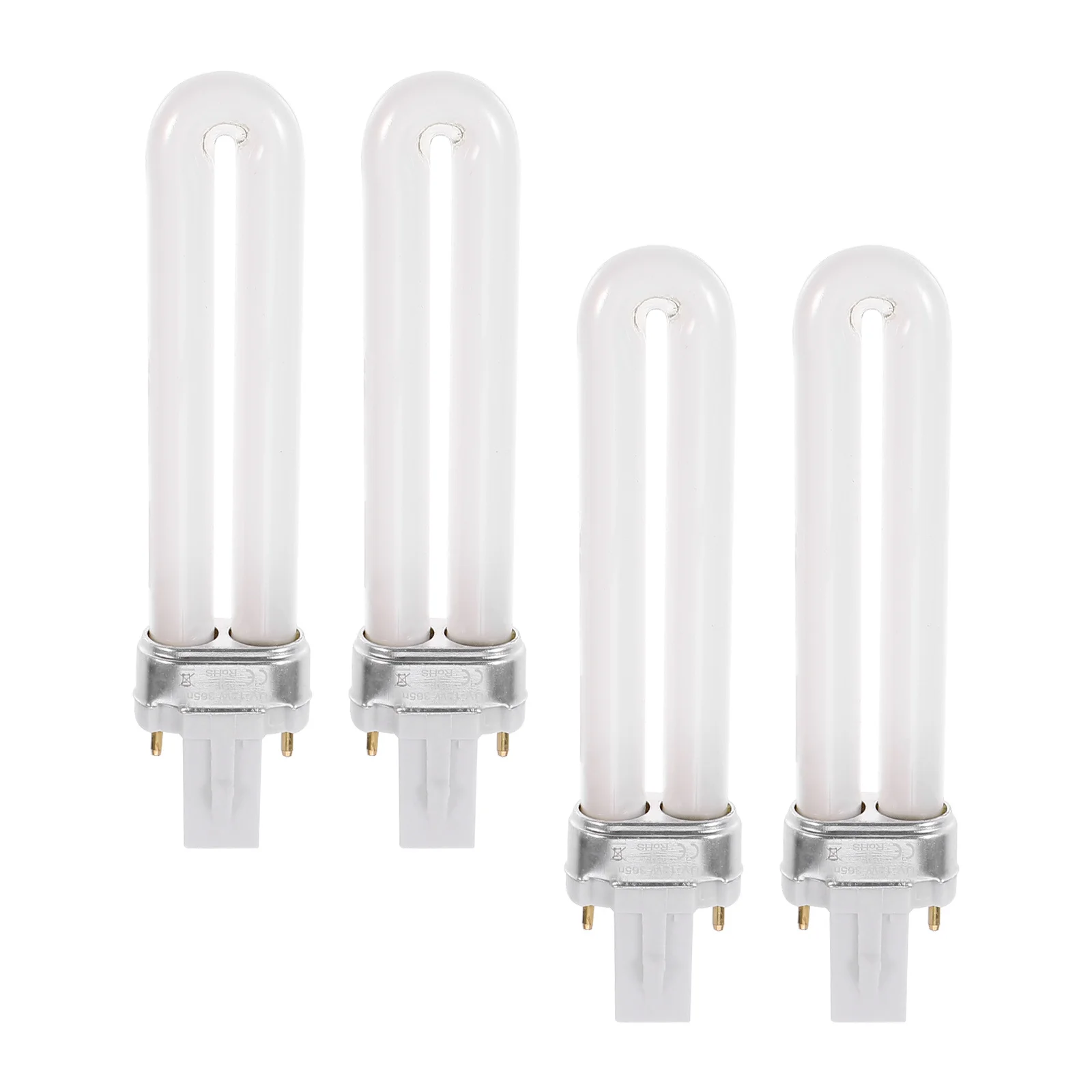 4 個ネイル光線療法交換チューブ 12 ワットソフトライト速乾性ネイルジェル硬化ランプマニキュアライトチューブランプ