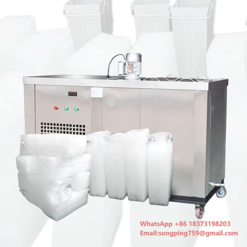 Industrial Ice Making Machine 0.5/1 Ton Ice Block Maker High Production Stainless Steel Block Ice Making Machine for Sale