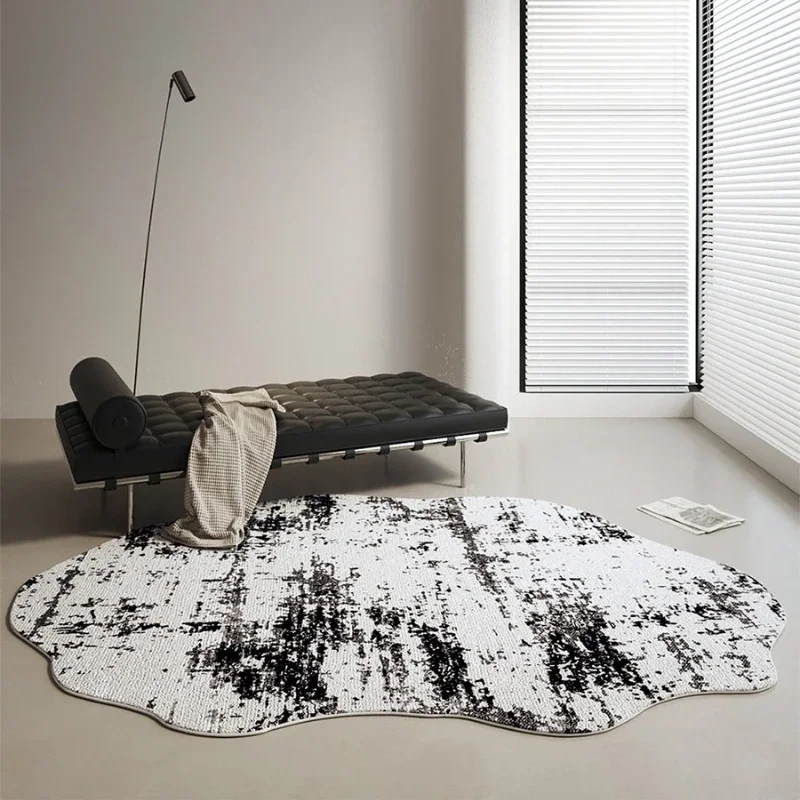 Modern Style Bedroom Decor Irregular Carpet Light Luxury Carpets for Living Room Washable Study Soft Floor Mat Home Washable Rug