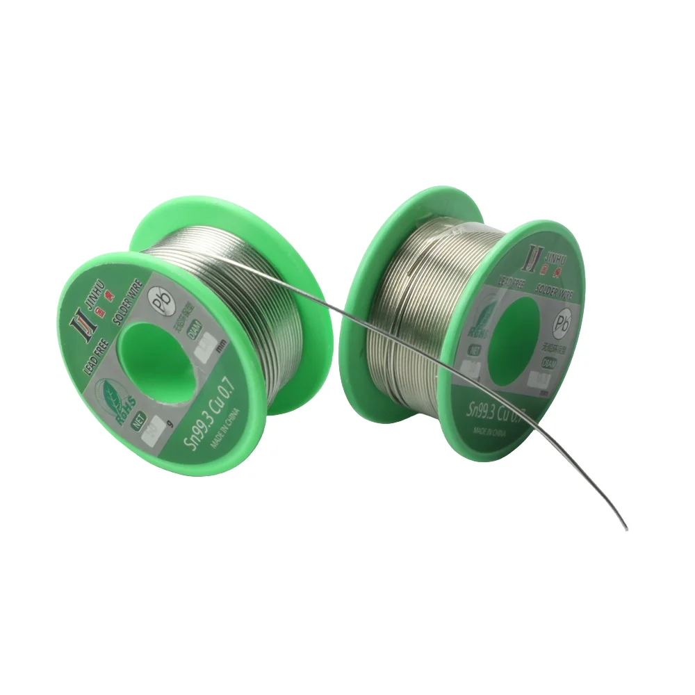 Lead-free solder wire SN99.3 Cu0.7 environmentally friendly tin wire flux reel soldering wire solder wire reel high purity