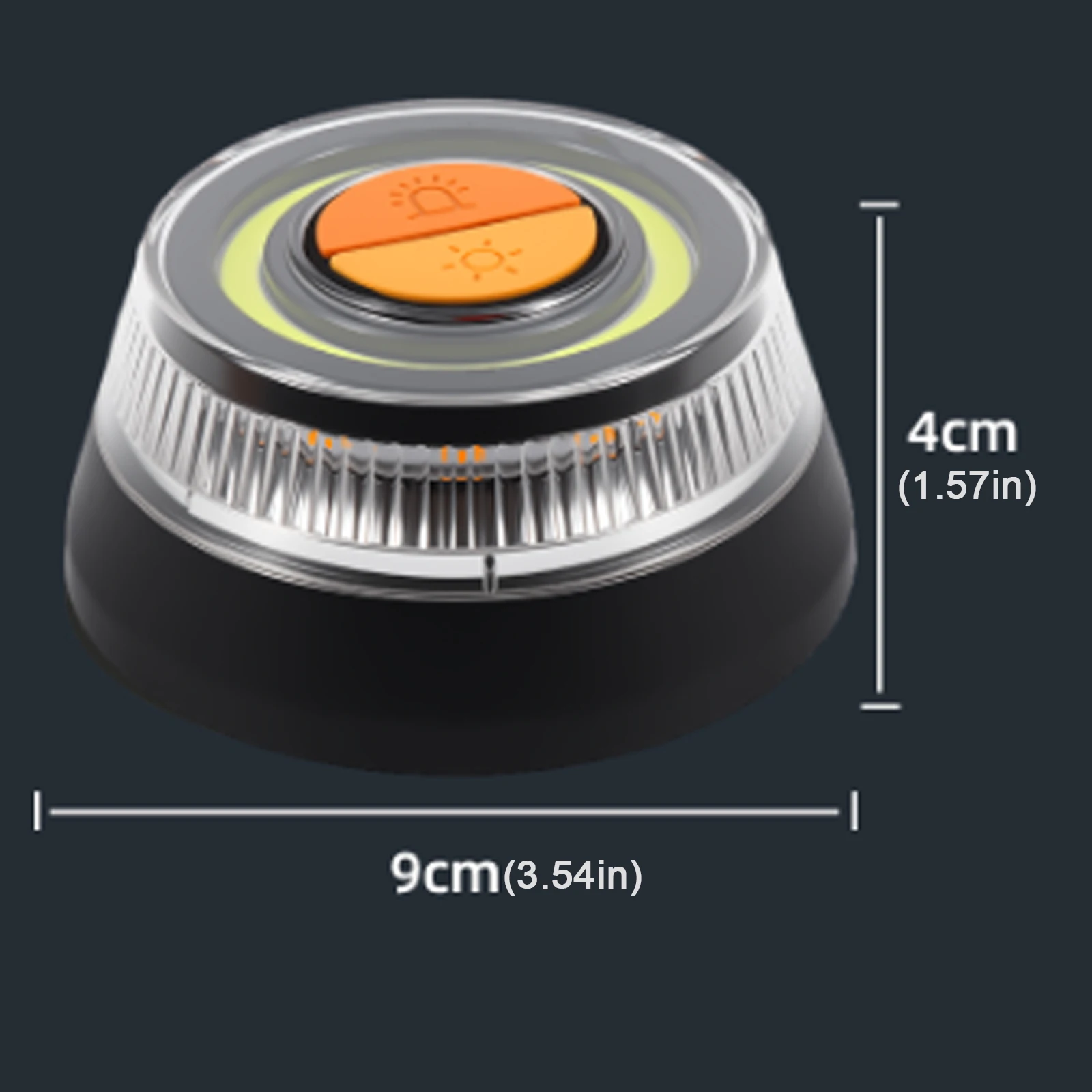 1PC LED Car Strobe Warning Light Portable Magnetic Induction Emergency Light Accessory for Vehicle Motorcycles Beacon Light