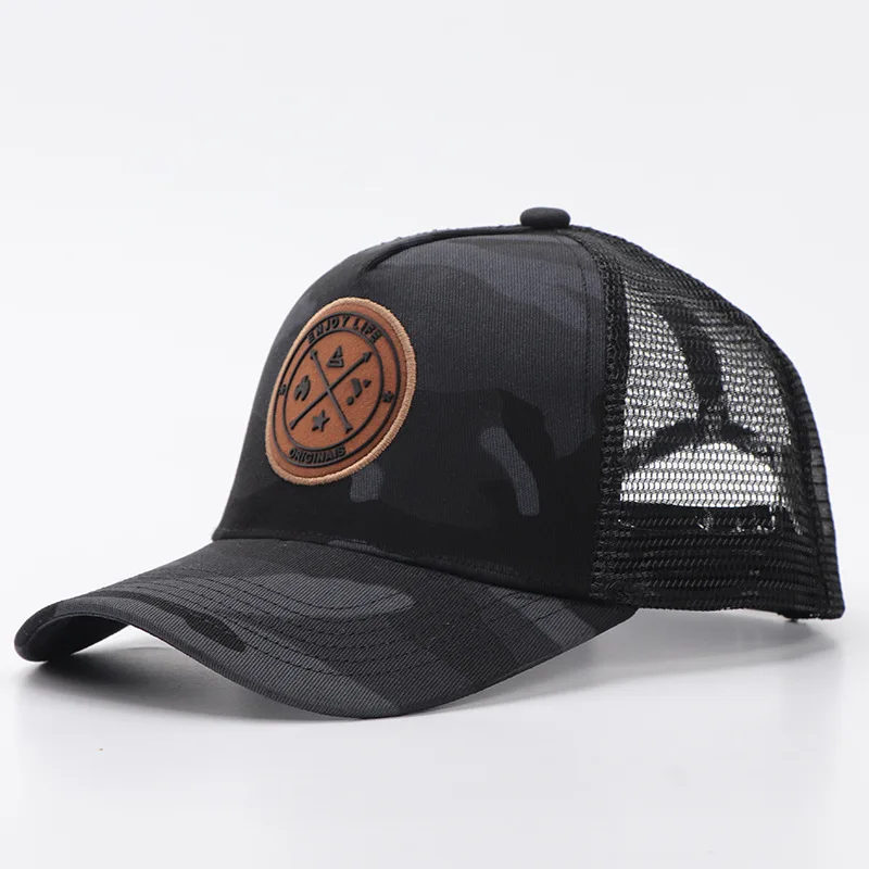 Neue Sommer Mesh Baseball Cap Frauen Männer Brief Patch Snapback Hut Casual Atmungsaktive Unisex Straße Hip Hop Trucker Caps – Detail 15