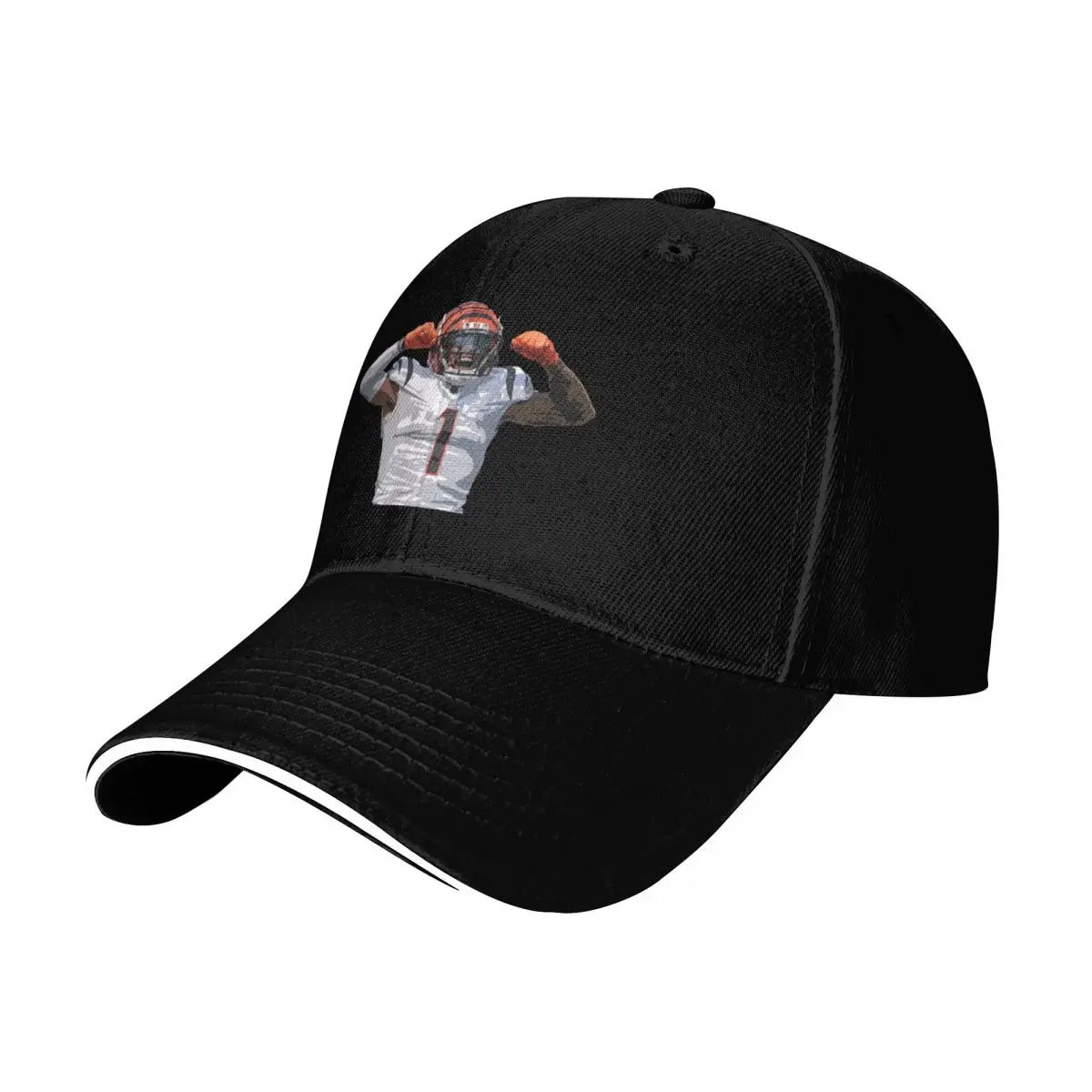 Ja'marr Chase Baseball Cap Snapback Flat Bill Strapback Dad Hat Six Panel Structured Crown
