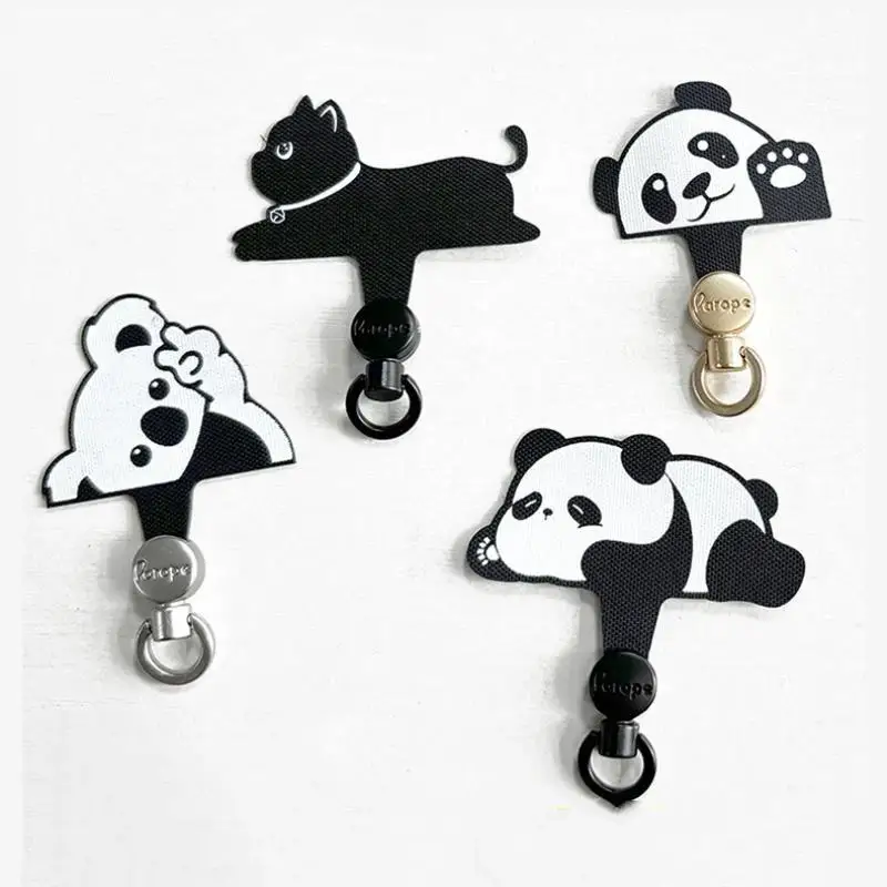 Cartoon Phone Tether Tab 360 Rotatable Safety Connector Non-Slip Phone Gasket Universal Anti-Lost for   Android Phones