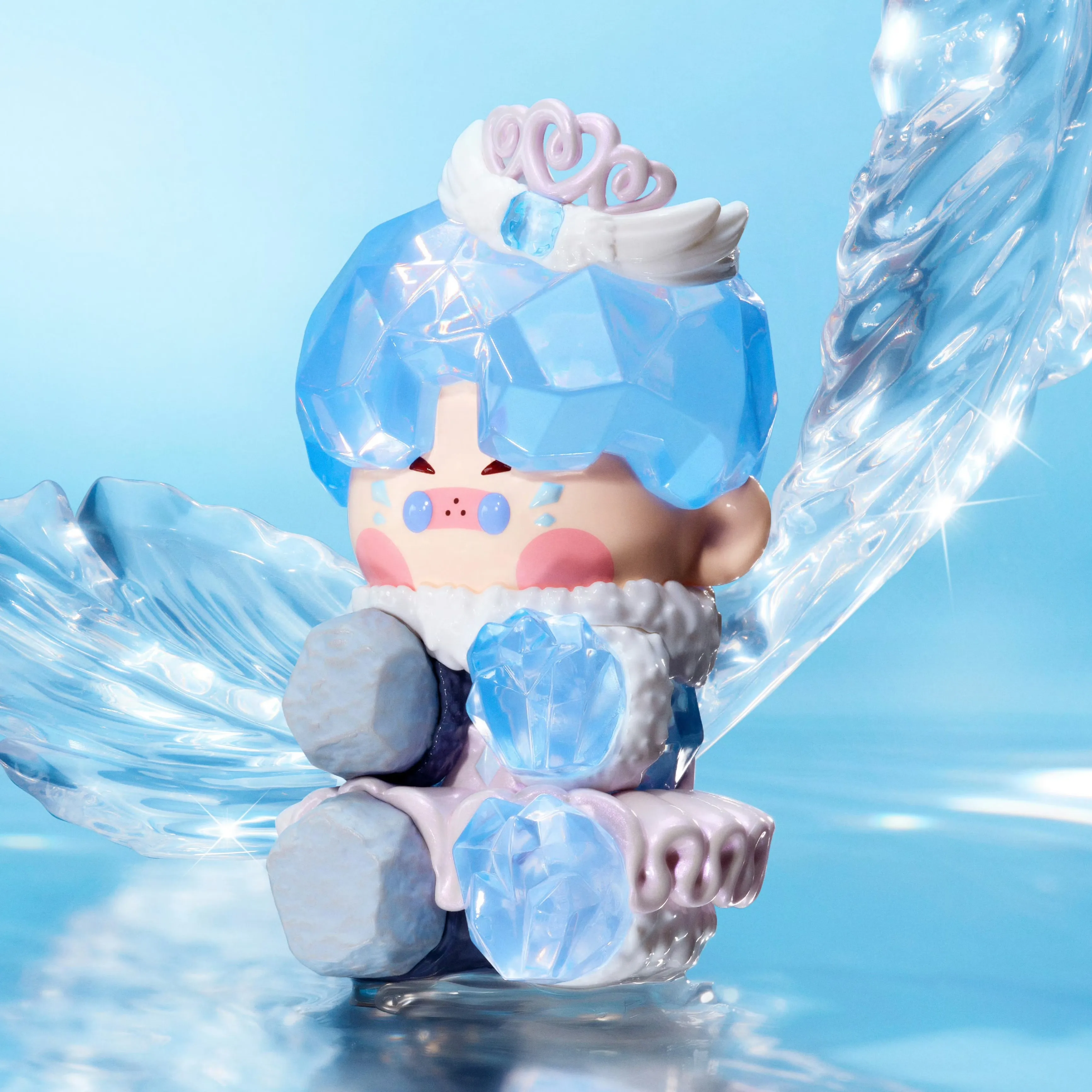 Pino Jelly Hard&Shiny Series Mystery Box Gemstone Design Action Figures Blind Box Toy Cute Doll Creative Gift Ornament