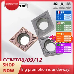 CCMT CCMT06/09/12 YZ5018 YZ735 YZ15TF Carbide Insert for SCLCR/L External Turning Tool Stainless Steel Blade Cutter CNC Lathe