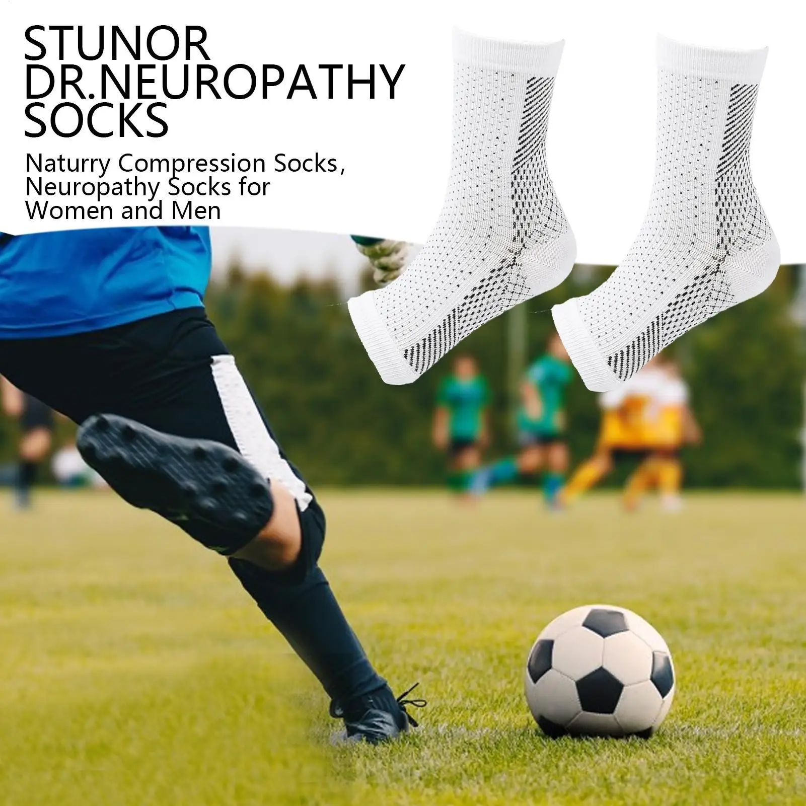 

Breathable Open Toe Compression Socks, Elastic Comfort Sports Socks, Portable Daily Foot Care Socks for All Seasons Use