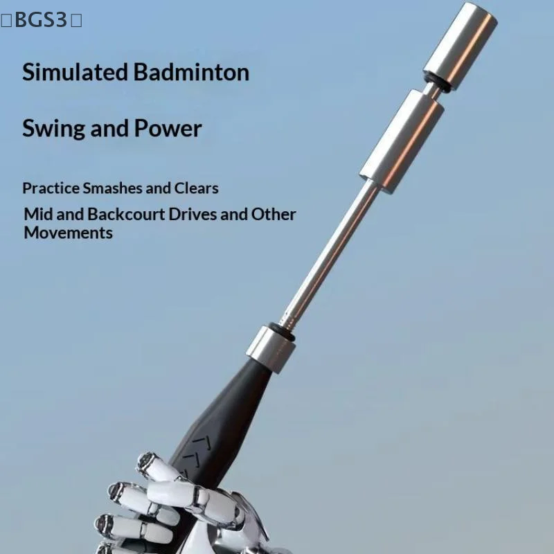 

Бадминтон Power Trainer Whiplash Swing Практика Вспомогательное оборудование Практика точечного уничтожения Ручка для коррекции высокого мяча