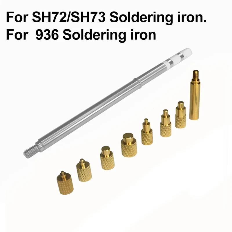 

Детали с 3D-печатью, гаечная термоплавкая гайка, встроенный вставной наконечник M2 M3 M4 M5 M6 M8 для паяльника SH72/SH73 936, набор вставок, инструмент