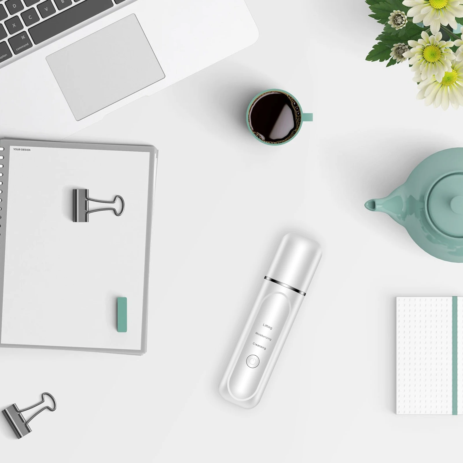 เครื่องขัดผิวหน้าอัลตราโซนิก LESEN เครื่องยกกระชับผิวหน้า เครื่องทำความสะอาดอัลตราโซนิก ทำความสะอาดรูขุมขน เครื่องทำความสะอาดผิวหน้าอย่างล้ำลึก เหมาะสำหรับการขัดผิว